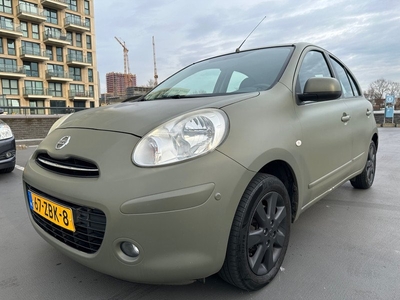 Nissan Micra 1.2 DIG-S Connect Edition 1e Eig LMV Wit met Groen Dip