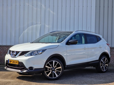 NISSAN QASHQAI 1.2 Tekna AUTOMAAT*Trekhaak*Leder*Panodak*Navigatie*Camera*PDC*Cruise control* Climate control