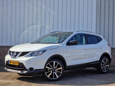 Nissan Qashqai 1.2 Tekna AUTOMAAT*Trekhaak*Leder*Panodak*Navigatie*Camera*PDC*Cruise control* Climate control