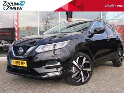 NISSAN QASHQAI 1.3 DIG-T Premium Edition 160PK AUTOMAAT | 1ste eigenaar | Navigatie | Trekhaak | 1500kg trekgewicht | Cruise control | Climate control | 360 camera | Parkeersensoren voor en achter | Nappa lederen interieur | Stoel- en voorruitverwarming | 19'' Lichtm...