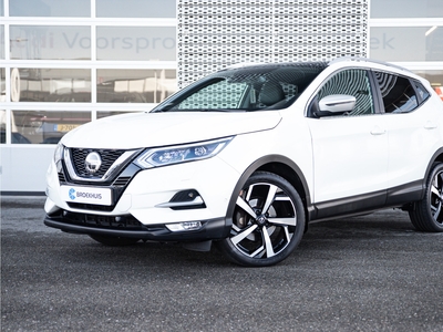 NISSAN QASHQAI 1.3 DIG-T Tekna + | Leder+geheugen | Panoramadak | Camera | Trekhaak