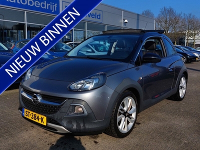 Opel ADAM 1.0 Turbo 90pk Rocks Online Edition | 1ste Eigenaar + Origineel NL | Apple Carplay + Android Auto | Clima | Cruise | Elek. Vouw/Schuifdak | Bluetooth Carkit+Streaming | Cv+Ab | 17''lm