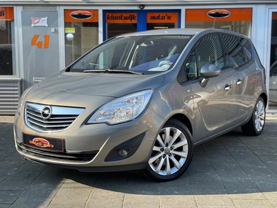 Opel Meriva 1.4 Turbo Cosmo Clima Cruise Leder LM Fietsendrager Dealer Onderhouden