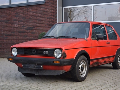 Volkswagen Golf 1.6 GTI 81kw - 1981 - originele staat -