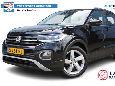 Volkswagen T-Cross 1.0 TSI Style | Incl. 1 jaar Garantie | Adaptive cruise | Clima | Apple CarPlay/Android auto | Stoelverwarming | Parkeersensoren V+A | Achteruitrijcamera | Lane assist | Navi via CarPlay | Draadloze telefoonlader | Dodehoek detectie | 1