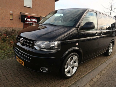 Volkswagen Transporter 2.0 TDI 180PK AUT|LEDER|NAVIGATIE|2XSCHUIFDEUR|BLUE-TOOTH|DEALER ONDERHOUDEN