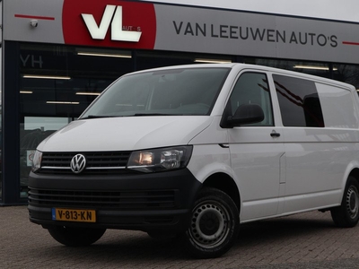 Volkswagen Transporter 2.0 TDI L2H1 DC | 6 persoons | Airco | Trekhaak |