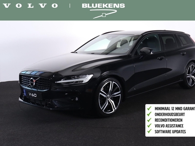 VOLVO V60 B5 R-Design - IntelliSafe Assist & Surround - Parkeercamera achter - Verwarmde voorstoelen & stuur - Parkeersensoren voor & achter - Elektr. bedienb. bestuurdersstoel met geheugen - Draadloze tel. lader - Extra getint glas - 19' LMV