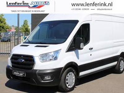 Ford TRANSIT 2.0 TDCi 130 pk L3H3 Navi, Camera, DAB+ Lane & Side Assist, Laadruimte Pakket, PDC V+A, 3-Zits