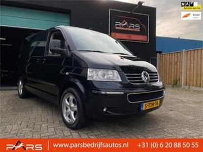 Volkswagen TRANSPORTER Multivan 2.5 TDI Highline T5 VIP BUS Automaat 174PK Bentley interieur Airco Navi Cruise controle elk.ramen