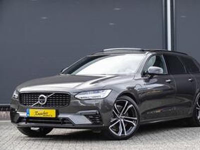 Volvo V90 R-Design T8 455Pk Recharge | Long Range | Luchtvering l AWD | Ultimate Dark