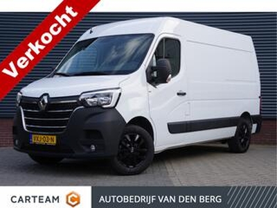 Renault MASTER T35 2.3 dCi L2H2 3P, 150PK, CAMERA, APPLE CARPLAY, NAVI, CRUISE, DAB, AIRCO, PARKEERSENSOREN, TREKHAAK DUBBELE CABINE LEVERBAAR