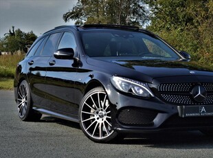 Mercedes C-klasse 450 AMG|pano|sfeer|standkachel360|trekhaak