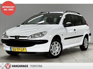 Peugeot 206 SW 1.4 One-line/ Trekhaak/ Stuurbekr./ C.V.