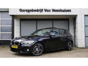 BMW 1-serie 118i 136PK M-Sport High Executive Schuif/kanteldak Leder Navi H&K M-Performance Blue Brakes 18inch LM 18231km! *NL auto* 1e Eigenaar!