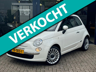 Fiat 500 1.2 Lounge AUTOMAAT NL AUTO NAP! PANO l Airco l Bleu and ME l MTF-stuur l 16'LM l Elek pakket! Dealer OH l TOPSTAAT