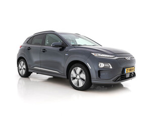 Hyundai KONA EV Premium 64 kWh (INCL-BTW) *VOLLEDER | HEAD-UP | FULL-LED | NAVI-FULLMAP | DAB | ADAPTIVE-CRUISE | KEYLESS | CAMERA | BLIND-SPOT | LANE-ASSIST | VIRTUAL-COCKPIT | LANE-ASSIST | COMFORT-SEATS | 17