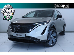 Nissan Ariya 66 kWh Evolve BEDIENING VIA APP | MEMORY SEATS | 3D NAVIGATIE | OPEN DAK | 22 KW LADER | ADAPTIEVE VERLICHTING | PRO PILOT