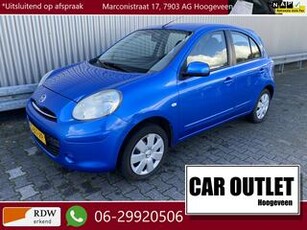 Nissan MICRA 1.2 Visia Pack 5-Drs, A/C, Carkit, Bluetooth, nw. APK - Inruil Mogelijk -