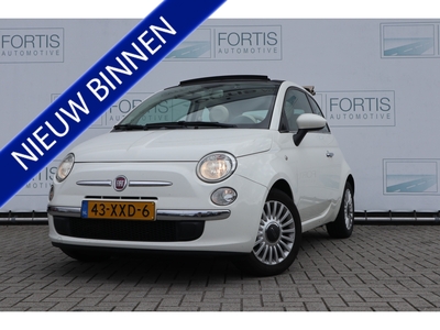 FIAT 500 C 0.9 TwinAir Lounge Cabrio!/ PDC/ LMV/ Airco/ Uniek Leder/ .