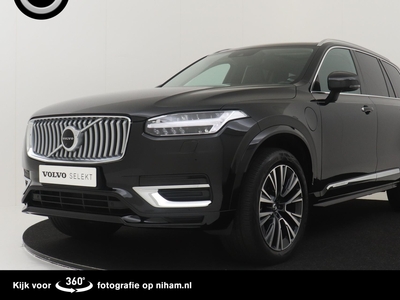 VOLVO XC90 T8 RECHARGE INSCRIPTION *GRATIS 24 MAANDEN SELEKT GARANTIE*LONG RANGE|GEVENT.LEDER|PANO.DAK|360ºCAMERA|MASSAGE F.SEATS|HK-AUDIO|HEAD-UP DISP.