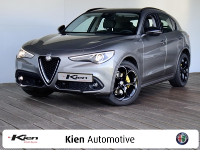 ALFA ROMEO STELVIO 2.2d Super | Groot Navi | Lederen Bekleding | PDC Voor achter