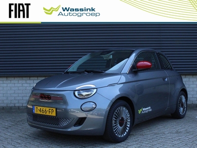 FIAT 500 42kWh 118pk RED / CAMERA / LICHTMETALEN VELGEN / KEYLESS / NAVI / APPLE CARPLAY/ANDROID AUTO