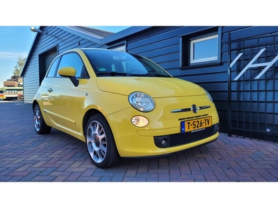 Fiat 500 Sport (Airco / 16 Inch / Half Leder / Blue &