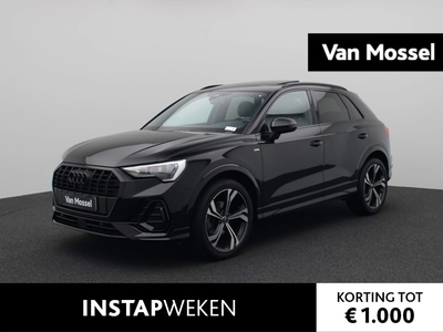 AUDI Q3 35 TFSI S edition 150 PK | Automaat | S-line interieur | S-line exterieur | Panoramadak | Navigatie| Climate Control | Privacy glass | Stoelverwarming | Adaptive Cruise control | Parkeersensoren | Apple Carplay | Android Auto | LED | Lichtmetalen velg...