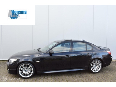 BMW 550i 2006 M-Sport Carbonschwarz Schuifdak HUD 19