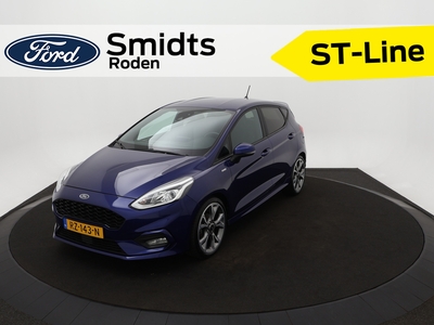 FORD FIESTA 1.0 EcoBoost ST-Line | 18-inch | Grote spoiler | ISOFIX | Nav | Apple carplay/Android auto |