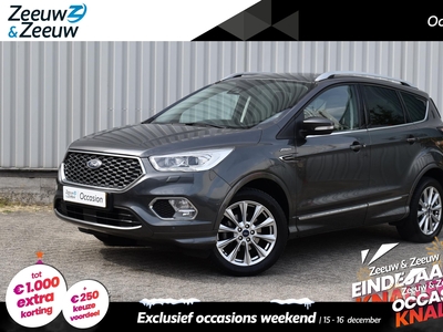 FORD KUGA 1.5 EcoBoost Vignale |Zeer compleet| Dealer onderhouden| Open dak| Trekhaak met 2000kg trekgewicht| Achteruitrijcamera| Adaptieve Cruise Control | Dodehoek Sensoren |