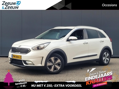 KIA NIRO 1.6i Hybrid DynamicLine Dealer onderhouden | Navi | Bluetooth | Climate & cruise control | Camera | Metallic lak | Fabrieksgarantie t/m 11-08-2024 | NAP