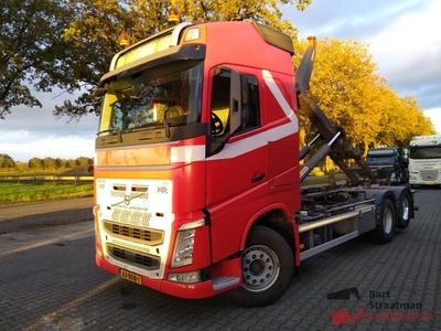 Volvo FH 460 6x2 euro 6 haakarm containerauto OT5050