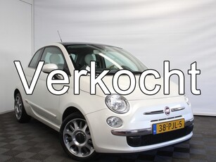 Fiat 500 1.2 Lounge PARELMOER WIT PANODAK AIRCO