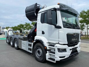 MAN TGS 35.480 8x4-4 BL kraan HMF 1943-Z2 HyvaLift