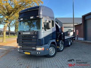 Scania R 124. 470 8x2 Euro 3 Opticruiser Met Copma 100