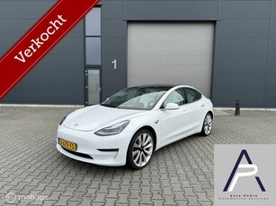 Tesla Model 3 Performance AWD 75kWh 462PK Pearl White In BTW