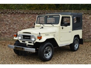 Toyota FJ40 Land Cruiser Soft top PETROL Striking example