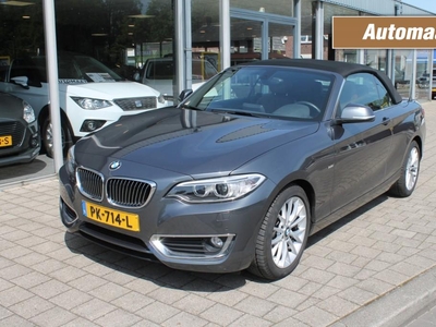 BMW 2-SERIE 218I CABRIO LUXURY / leder / Airco / nederlandse auto