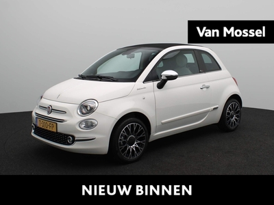 FIAT 500 C 1.0 Hybrid Dolcevita | Cabrio | Beats Audio | Leer | Parkeersensoren achter | Apple Carplay & Android Auto | DEMO SALE