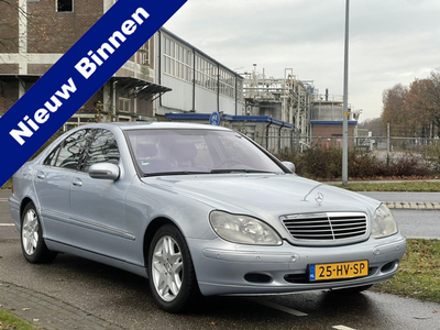 Mercedes-Benz S-Klasse 430 | V8 | In Top Staat! | Origineel NL | Stoel- ventilatie en verwarming | Uitstekend Onderhouden | Luchtvering |