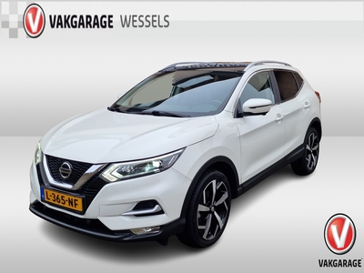 NISSAN QASHQAI 1.3 DIG-T Automaat Tekna | LM | Camera | Trekhaak | Clima | Leer | Panoramadak |