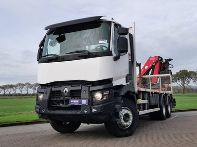 RENAULT C 380 fassi f195a, 4x hydr