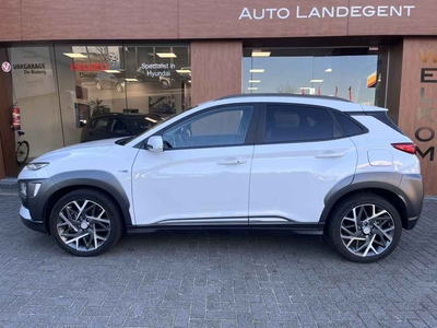 Hyundai Kona 1.6 GDI HEV Premium Automaat- Apple/Android | HUD | Stoel-/Stuurverw. | Leder Bekl. | Trekhaak