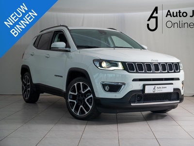 Jeep Compass 1.3T Limited zeer luxe, automaat, All season banden, hoge instap, camera achter, parkeersensoren voor en achter, elektrisch verstelbare stoelen, Apple CarPlay, Android Auto