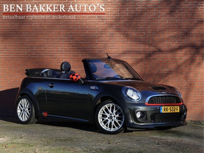 MINI Cabrio 1.6 Cooper S 184PK JCW Chili *SPORTIEF*NAVI*BI-XENON*