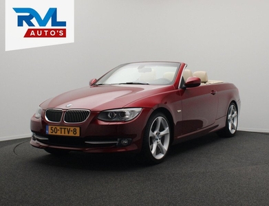 BMW 3-serie Cabrio 320i *Origineel NL* Hardtop Leder Navigatie Stoelverwarming Climate Trekhaak