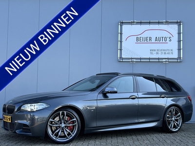 BMW 5 Serie Touring M550xd 381pk High Executive M-Sport Automaat Head-Up/Panoramadak/Soft-close.