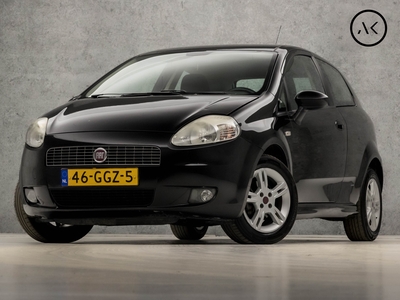 FIAT PUNTO Grande 1.4 GP Sport (4 CILINDER, LOGISCH NAP, LM VELGEN, AIRCO, ELEK RAMEN, TREKHAAK, ALCANTARA SPORTSTOELEN, NIEUWE APK, NIEUWSTAAT)